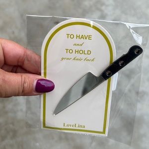 Kitchen Knife hair clip! costume